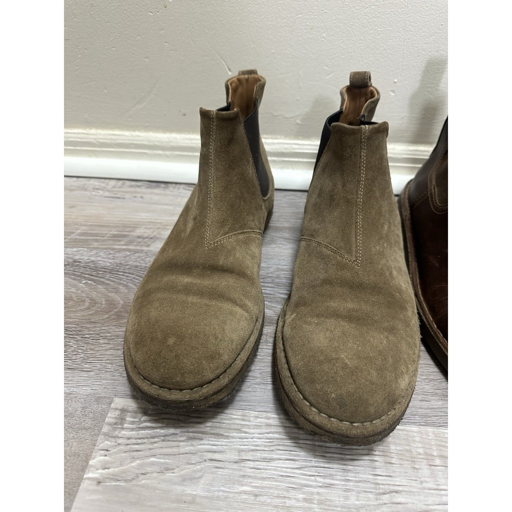 Clark Men Brown Chelsey Boots, Vince Camuto Suede Boots, Vince Leather Sneakers